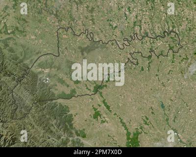 Chernivtsi, région de l'Ukraine. Carte satellite basse résolution Banque D'Images