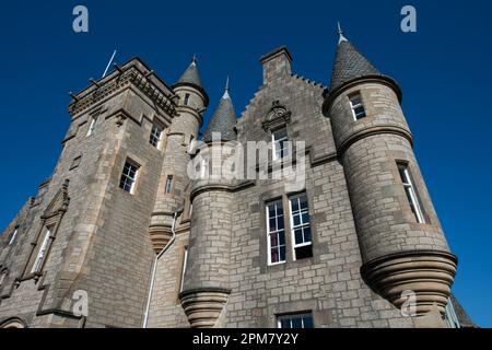 Château de Glengorm, près de Tobermory, île de Mull, Écosse, Royaume-Uni Banque D'Images