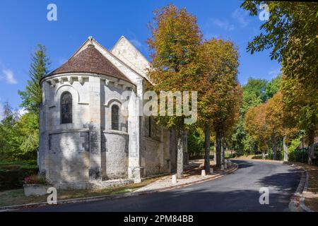 France, Indre et Loire, Chanceaux-près-Loches, l'église Banque D'Images