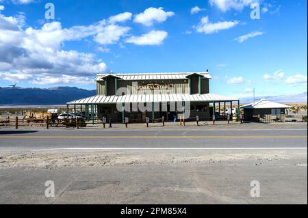 États-Unis, Californie, région de Greater Palm Springs, parc national de la Vallée de la mort, station Stovepipe Banque D'Images