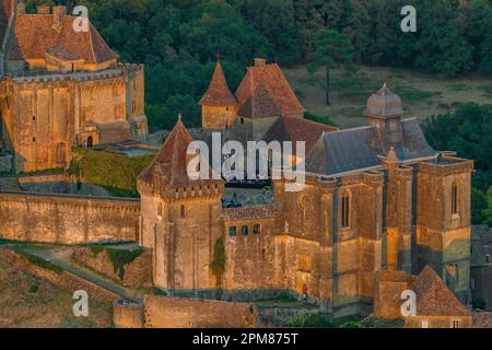 France, Dordogne, Périgord pourpre, Biron, Château de Biron, festival des villégielles France, Dordogne (24), Périgord Pourpre, Biron, château de Biron, festival les villégiques Banque D'Images