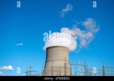 Atomkraftwerk in Lingen / RWE/ Emsland / Niedersachsen / Deutschland / centrale nucléaire / npp / Allemagne Banque D'Images