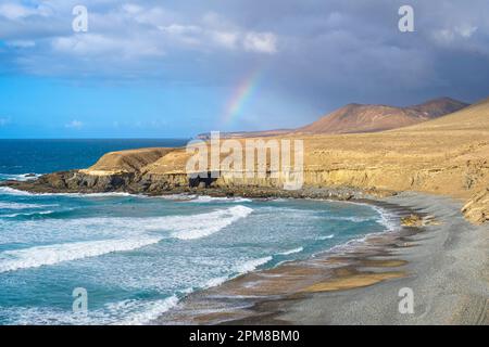 Espagne, îles Canaries, Fuerteventura, municipalité de Pajara, plage Garcey Banque D'Images