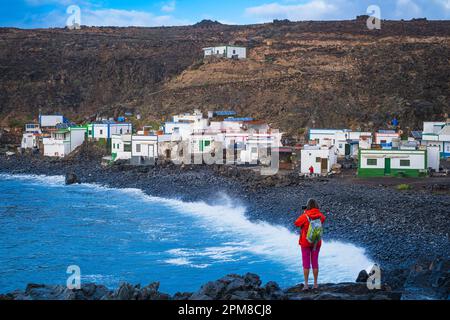 Espagne, Iles Canaries, Fuerteventura, municipalité de Puerto del Rosario, Puertito de los Molinos hameau Banque D'Images