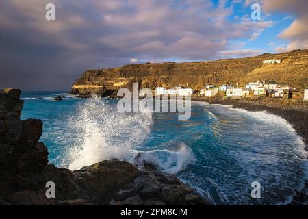 Espagne, Iles Canaries, Fuerteventura, municipalité de Puerto del Rosario, Puertito de los Molinos hameau Banque D'Images