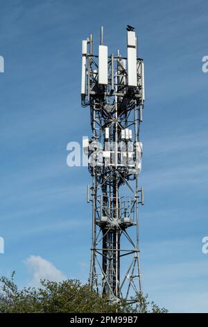 Tour de téléphonie cellulaire Banque D'Images