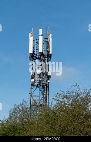Tour de téléphonie cellulaire Banque D'Images