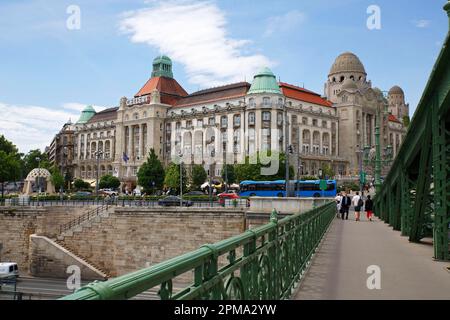 Hotel Gellert, Hôtel Art Nouveau hongrois, Budapest, Hongrie Banque D'Images