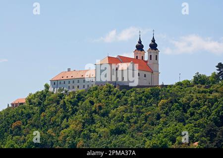 L'abbaye de Tihany, la péninsule de Tihany, Lake Balaton, Hungary Banque D'Images