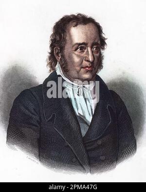 Johann Paul Friedrich Richter, connu sous le nom de Jean Paul (1763-1825) écrivain et éducateur allemand Banque D'Images