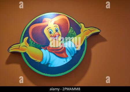 Restaurant de chaîne de poulet frit appelé Polo Campero au Guatemala Banque D'Images