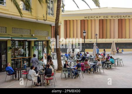 Valence, Stadtteil Ruzafa, Markthalle // Valence, quartier de Ruzafa, Market Hall Banque D'Images