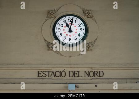 Espagnol, Valence, Estacio del Nord, Nordbahnhof // Espagne, Valence, Estacio del Nord, Gare du Nord Banque D'Images