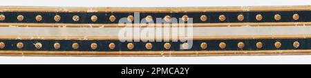 Bordure (Angleterre) ; papier imprimé et floqué ; 85 x 12 cm (33 7/16 x 4 3/4 po.) Banque D'Images