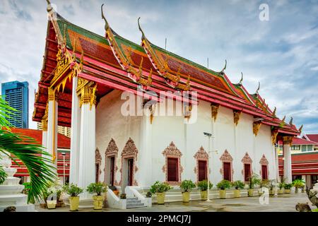 Wat Pathum Khongkha, ancien monastère royal établi à l'époque d'Ayutthaya, à Bangkok, en Thaïlande Banque D'Images