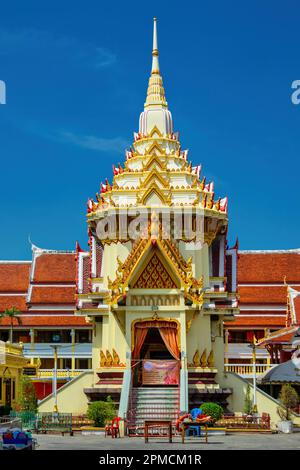 Wat Khlong Toei NOK dans le quartier Khlong Toei de Bangkok, Thaïlande Banque D'Images