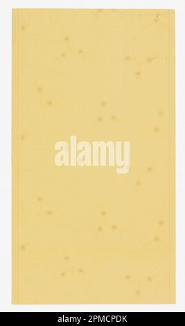 Papier de plafond (éventuellement USA) ; imprimé à la machine sur du papier ; 90 x 49 cm (35 7/16 x 19 5/16 pouces) Banque D'Images
