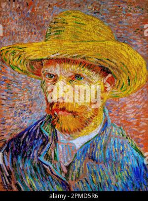 Vincent Van Gogh Auto-portrait peinture Banque D'Images