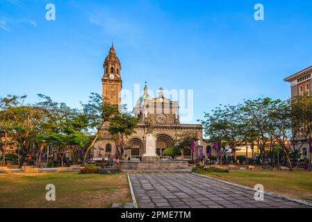 La Cathédrale de Manille, Intramuros, Manille, Philippines Banque D'Images