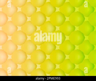 Fond géométrique flou jaune citron et vert diagonal avec détails demi-tons Banque D'Images