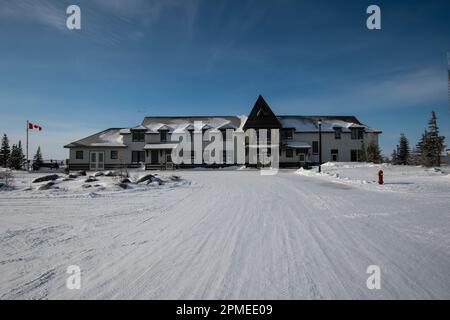 Gare de Churchill, Manitoba, Canada Banque D'Images