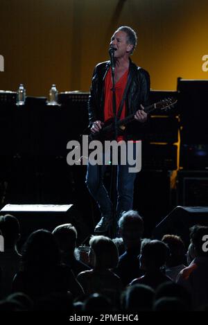 Lindsey Buckingham Fleetwood Mac en concert à l'Acer Arena lors de leur tournée « Unleashed ». Sydney, Australie - 07.12.09 Banque D'Images