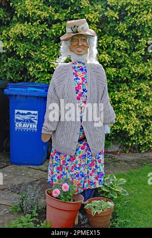 Le festival Kettlewell Scarecrow semble être un événement annuel du mois d'août dans les Yorkshire Dales. Il a une forte participation des villageois et est un événement formidable. Banque D'Images