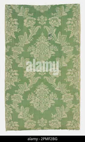Textile (Espagne); soie; Warp x Weft: 92 x 55 cm (36 1/4 x 21 5/8 po.); 1953-20-6 Banque D'Images