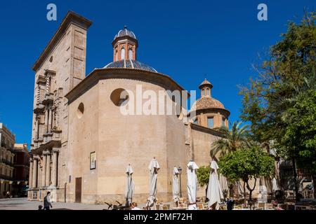 Espagne, Valence, Barrio del Carmen, Parroquia de la Santísima Cruz église Banque D'Images