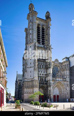 France, Aube, Troyes, Cathédrale Saint-Pierre-et-Saint-Paul de Troyes Banque D'Images