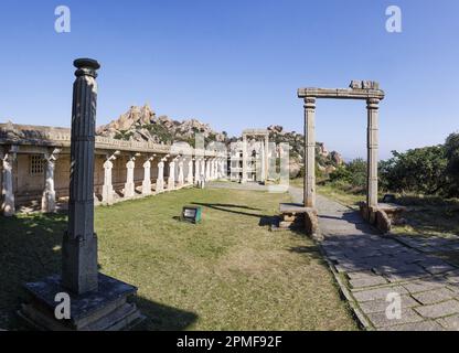 Inde, Karnataka, Chitradurga, fort de Chitradurga Banque D'Images