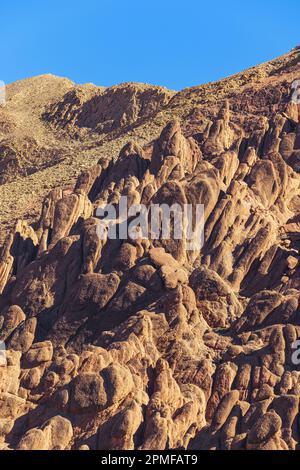 Maroc, Vallée des Dades, hameau de Tamellalt, falaise de doigts de singe Banque D'Images