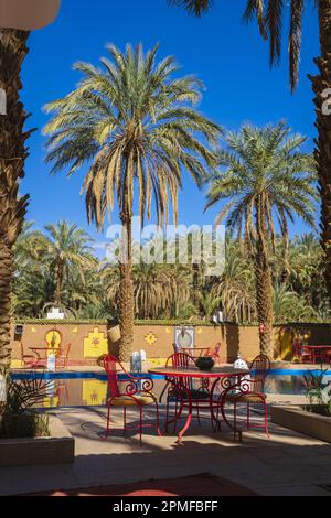 Maroc, Zagora, hôtel Kasbah Asmaa Zagora Banque D'Images