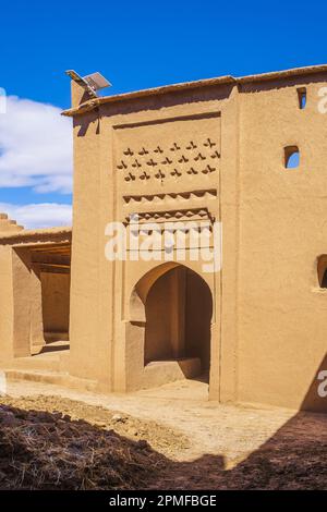 Maroc, Zagora, Ksar Tissergate, village fortifié, l'un des plus conservés de ksours dans le sud du Maroc Banque D'Images