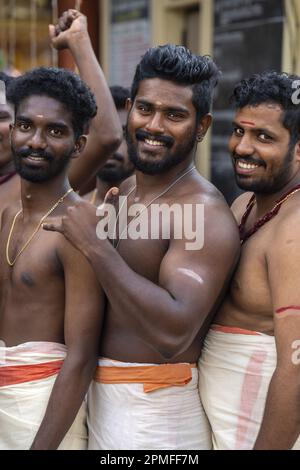 Inde, Kerala, Seematti, festival hindou de Thaipusam Banque D'Images