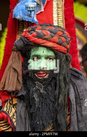 Inde, Kerala, Seematti, festival hindou de Thaipusam Banque D'Images