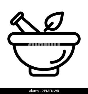 Icône Mortor Vector Thick Line pour usage personnel et commercial. Banque D'Images