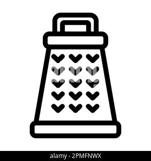 Icône en forme de ligne épaisse du grener Vector pour une utilisation personnelle et commerciale. Banque D'Images