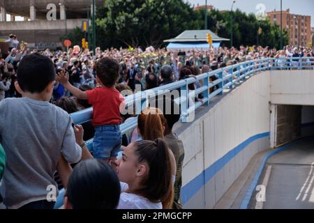 Málaga, Espagne. 6th avril 2023. Semana santa, semaine Sainte. Banque D'Images