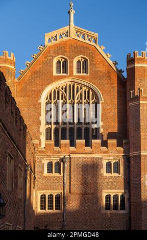 Vue sur le Great Hall depuis la base court Banque D'Images