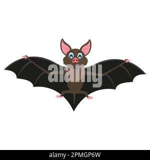 Illustration vectorielle de Bat. Bande dessinée Illustration de Vecteur