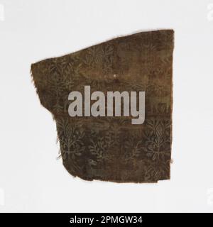 Fragment (Allemagne); lin; Warp x Weft: 31,1 x 30,3 cm (12 1/4 x 11 15/16 po.) Banque D'Images