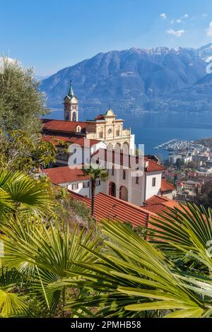 D but Du Printemps Locarno Tessin Suisse Vue Sur L glise Madonna d-but-du-printemps-locarno-tessin-suisse-vue-sur-l-glise-madonna