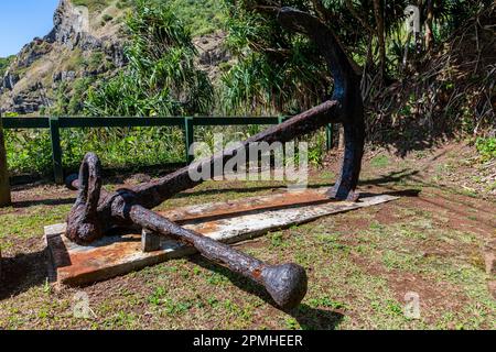 Ancre du Bounty, île Pitcairn, territoire britannique d'outre-mer, Pacifique Sud, Pacifique Banque D'Images