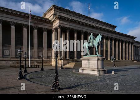 St. Georges Hall, Liverpool City Centre, Liverpool, Merseyside, Angleterre, Royaume-Uni, Europe Banque D'Images