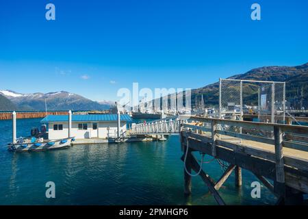 Harbour, Whittier, Alaska, États-Unis d'Amérique, Amérique du Nord Banque D'Images