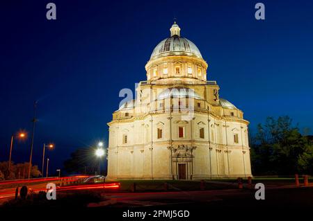 Todi, Eglise de Santa Maria della Consolazione, Ombrie, Italie Banque D'Images