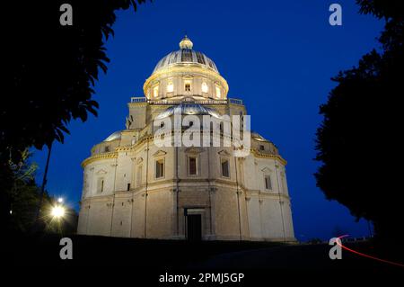 Todi, Eglise de Santa Maria della Consolazione, Ombrie, Italie Banque D'Images