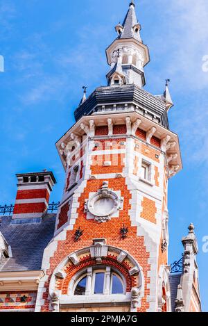 Ancien immeuble de bureaux de poste. Louvain, Communauté flamande, région flamande, Belgique, Europe Banque D'Images