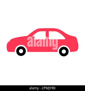 Silhouette d'icône de voiture symbole, illustration vectorielle du logo. arrière-plan. Graphique vectoriel Illustration de Vecteur